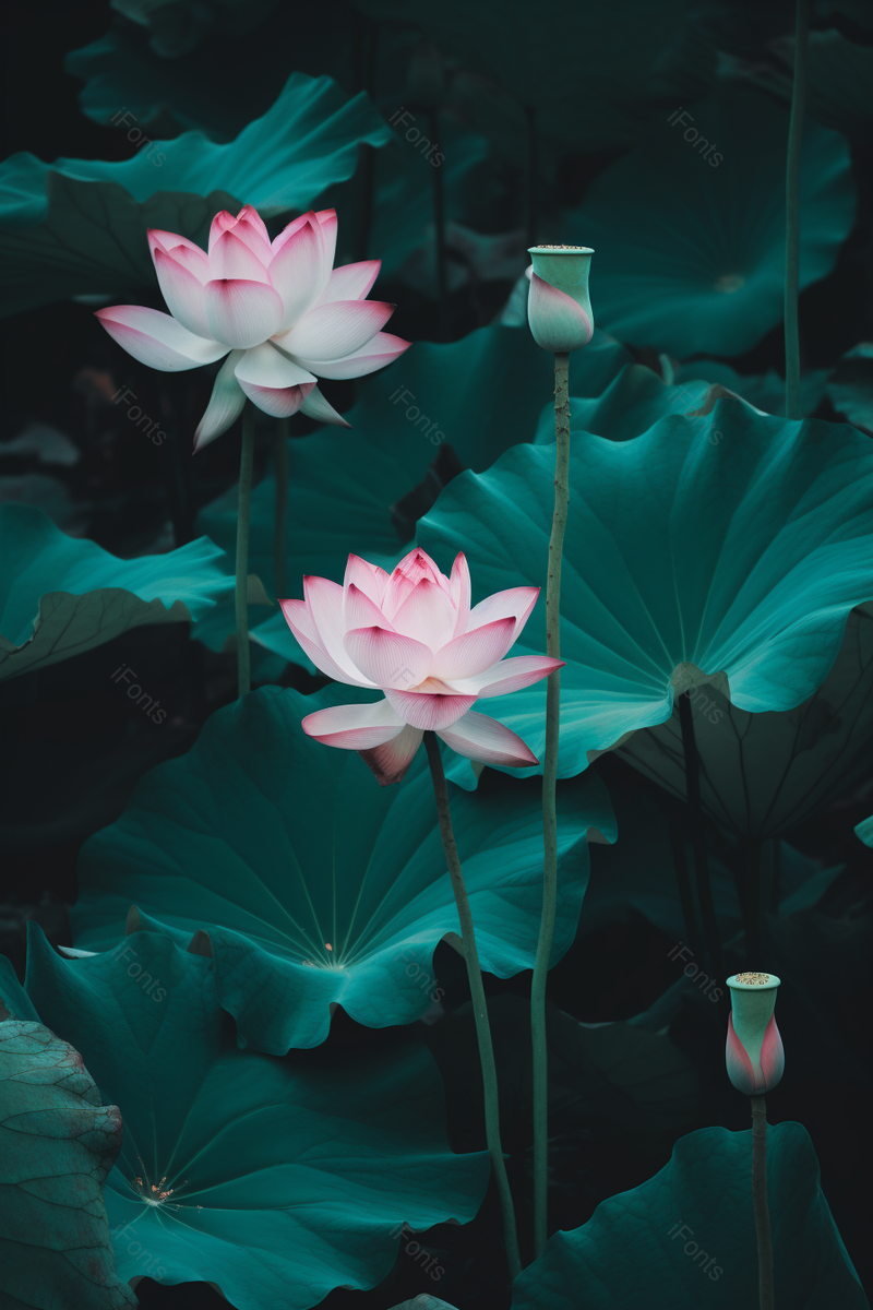 荷花荷叶莲蓬莲子花瓣叶子景色背景,高清,摄影图,摄影图片,图片大全,摄影图免费下载